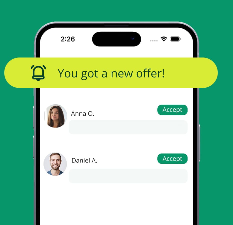Вы получили предложение на Taskuri.ro